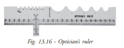  Optician's Ruler